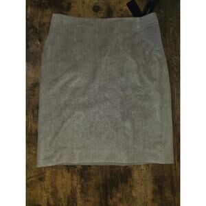 BCBG Max Azria “Jaylyn” Faux Suede Pencil Skirt Mocha Taupe (Size XS, NWT $118)